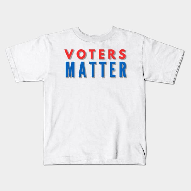 Voters Matter Kids T-Shirt by Worldengine